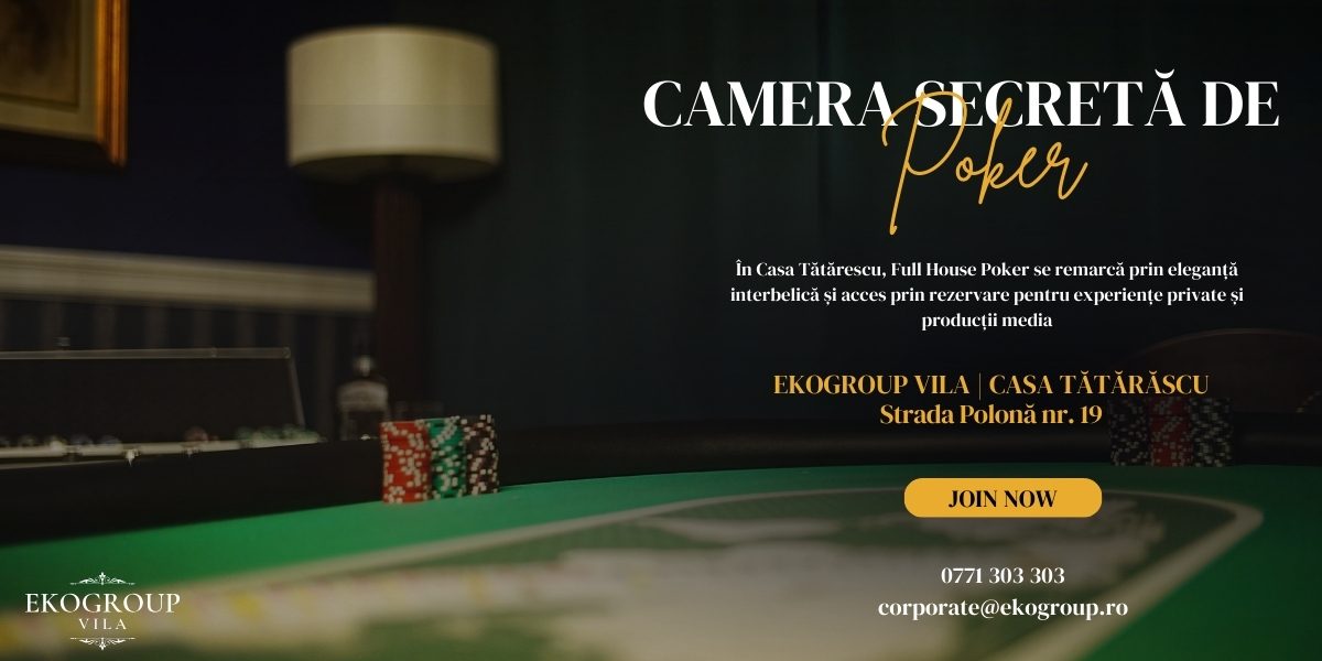 Full House Poker: O cameră de poker secretă pentru experiențe private exclusiviste